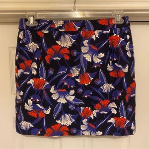 J Crew Women's Skirt. Size 8. Color navy.
